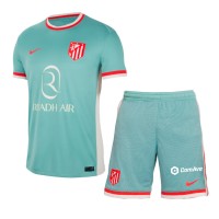 Camisa de Futebol Atletico Madrid Angel Correa #10 Equipamento Secundário Infantil 2024-25 Manga Curta (+ Calças curtas)